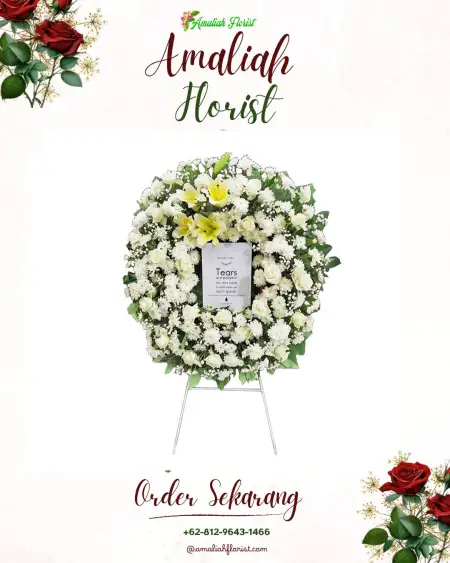 Krans Bunga Duka Outdoor Wedding Jakarta