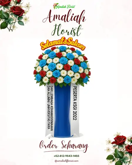 Standing Flowers Outdoor Wedding Jakarta